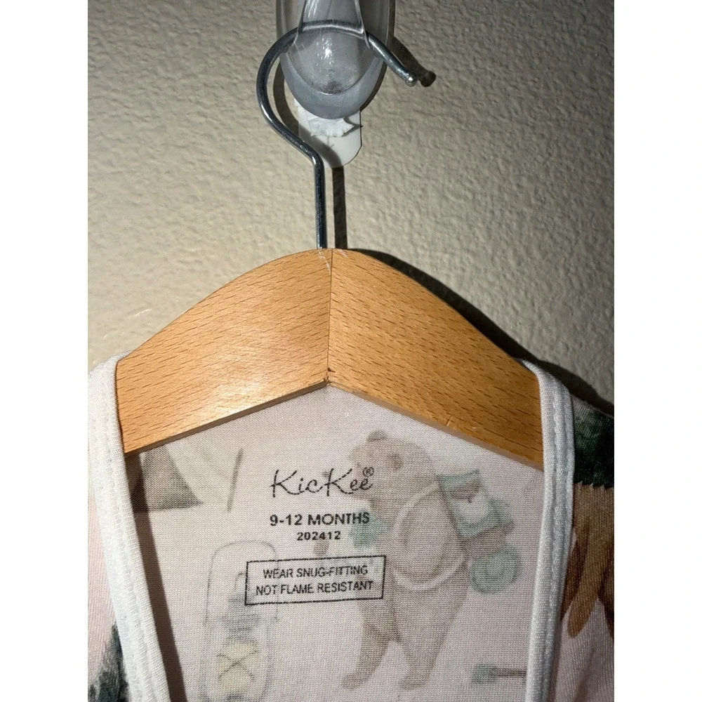 Girls KicKee Bamboo Sleeper Size 9-12 Months